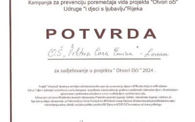 Sudjelovali smo u projektu “Otvori oči”