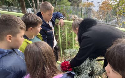 Uljepšano dvorište Područne škole