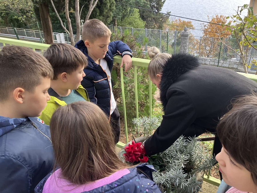 Uljepšano dvorište Područne škole