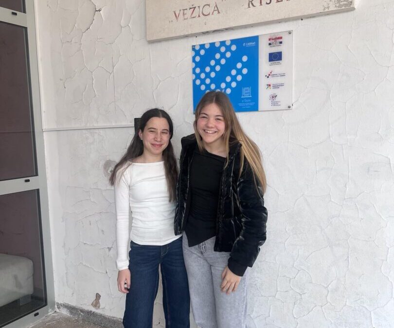 Učenice 7. a razreda na Natjecanju iz hrvatskog jezika